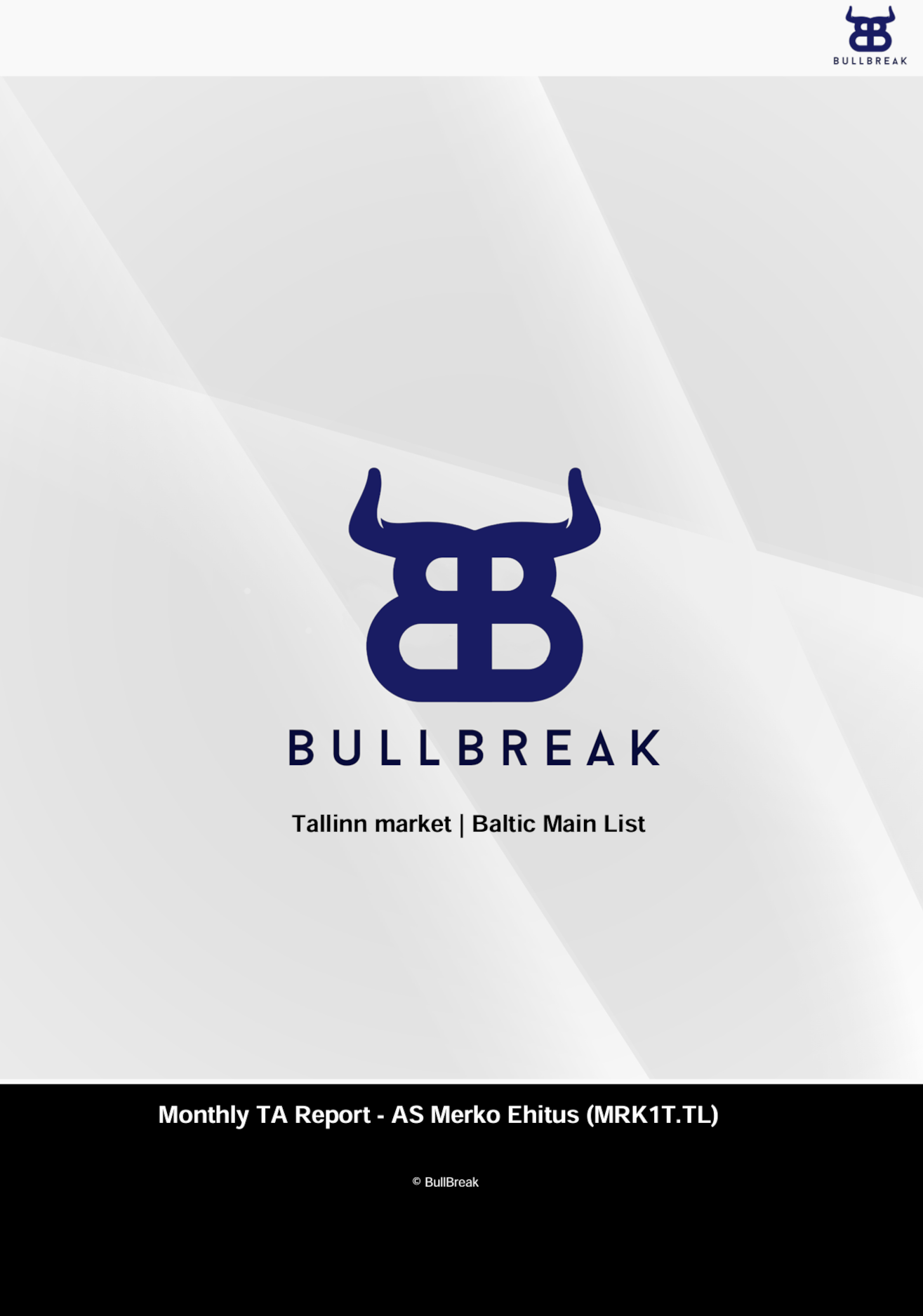 Public Monthly TA Report - AS Merko Ehitus (MRK1T.TL) - April 2026