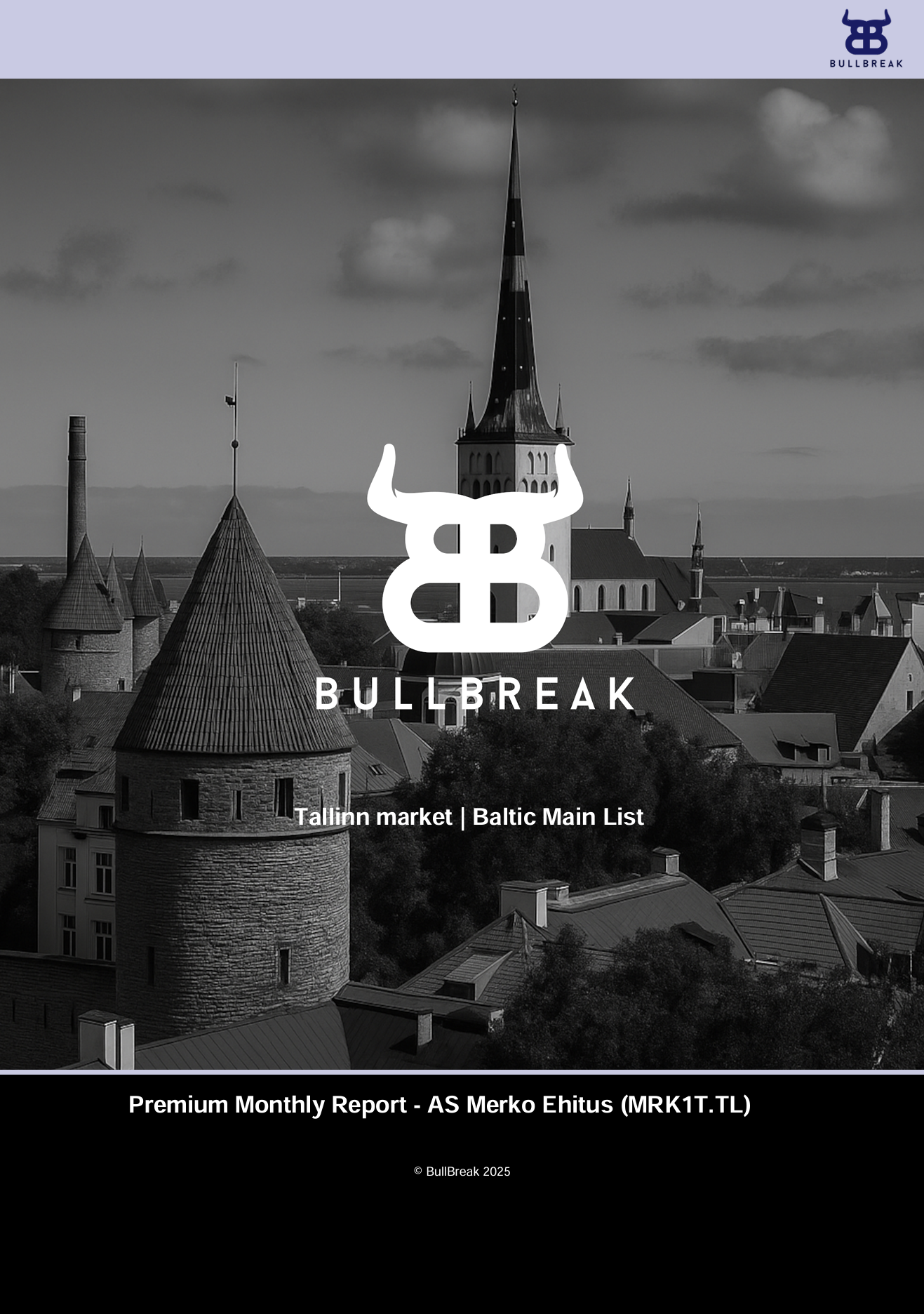 Premium Monthly Report - AS Merko Ehitus (MRK1T.TL) - October 2025